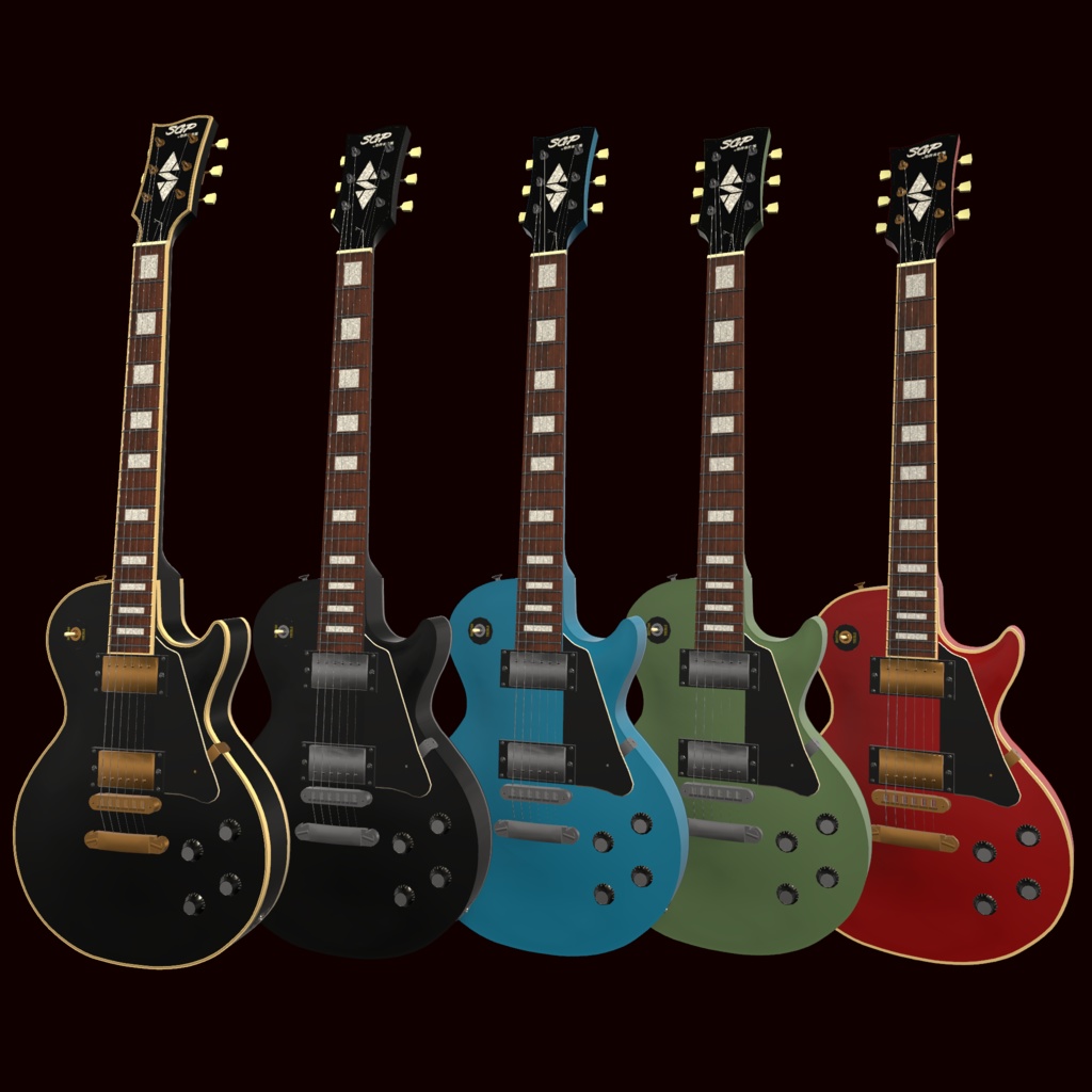 ギター・LP-TYPE△10843 | VRChat想定