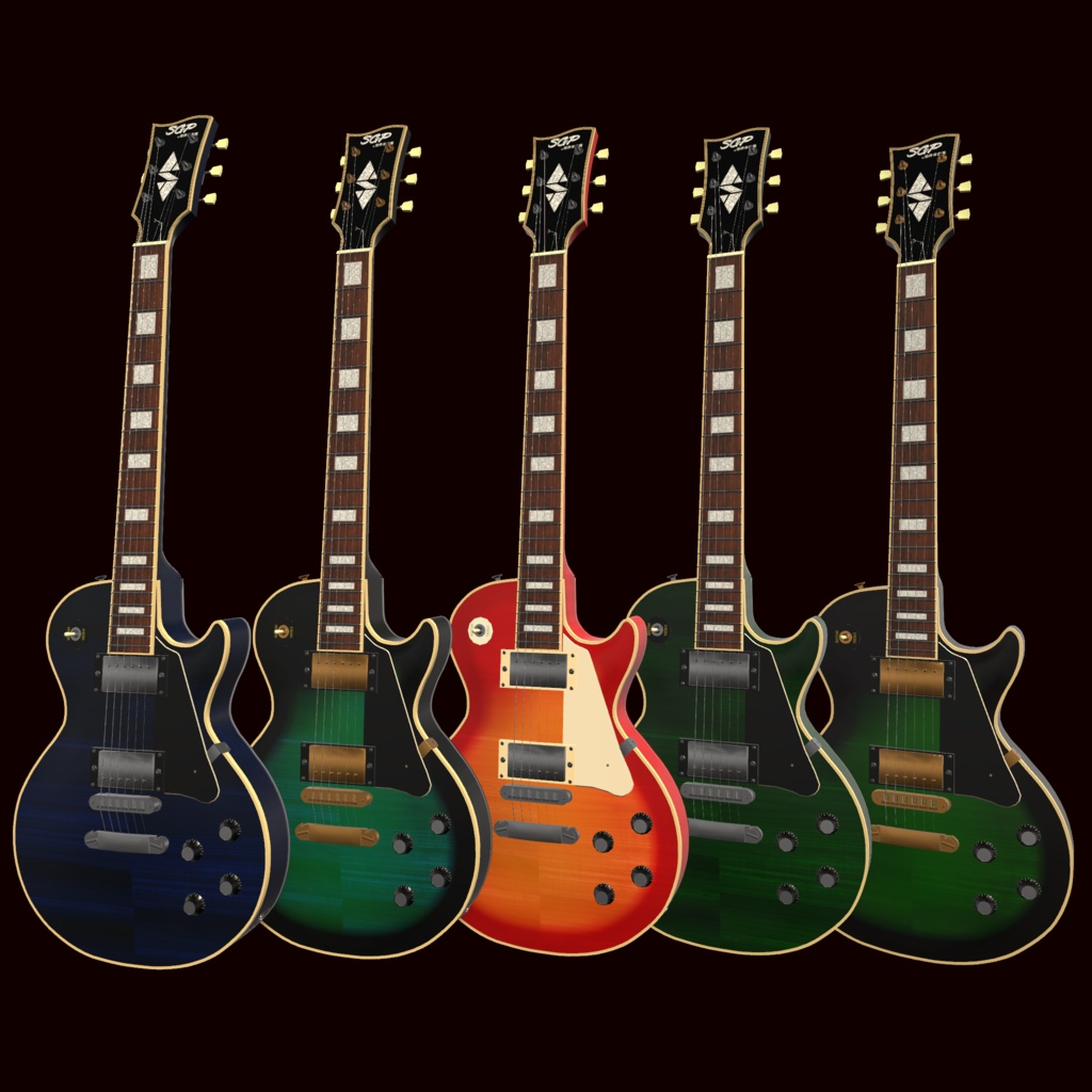 ギター・LP-TYPE△10843 | VRChat想定