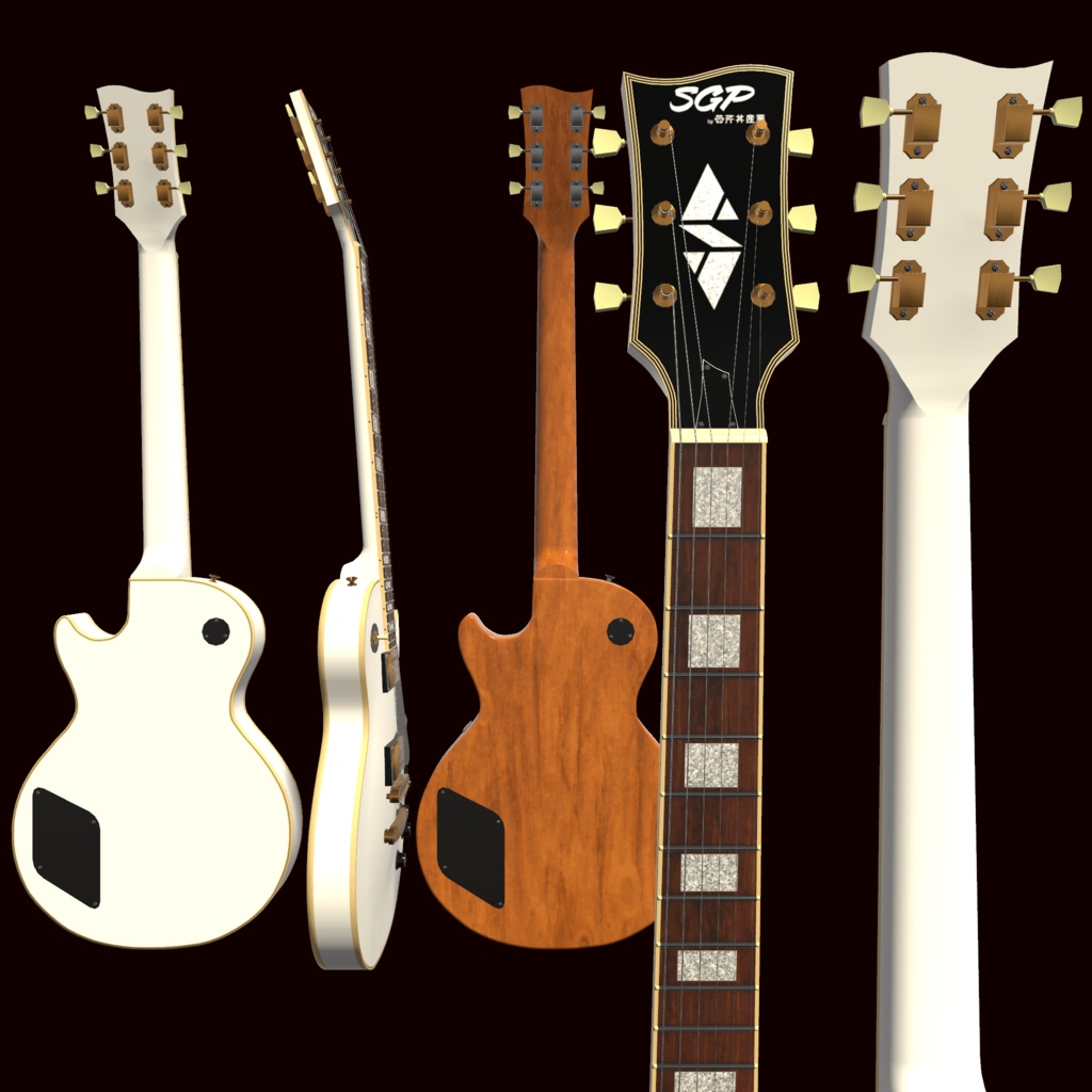 ギター・LP-TYPE△10843 | VRChat想定