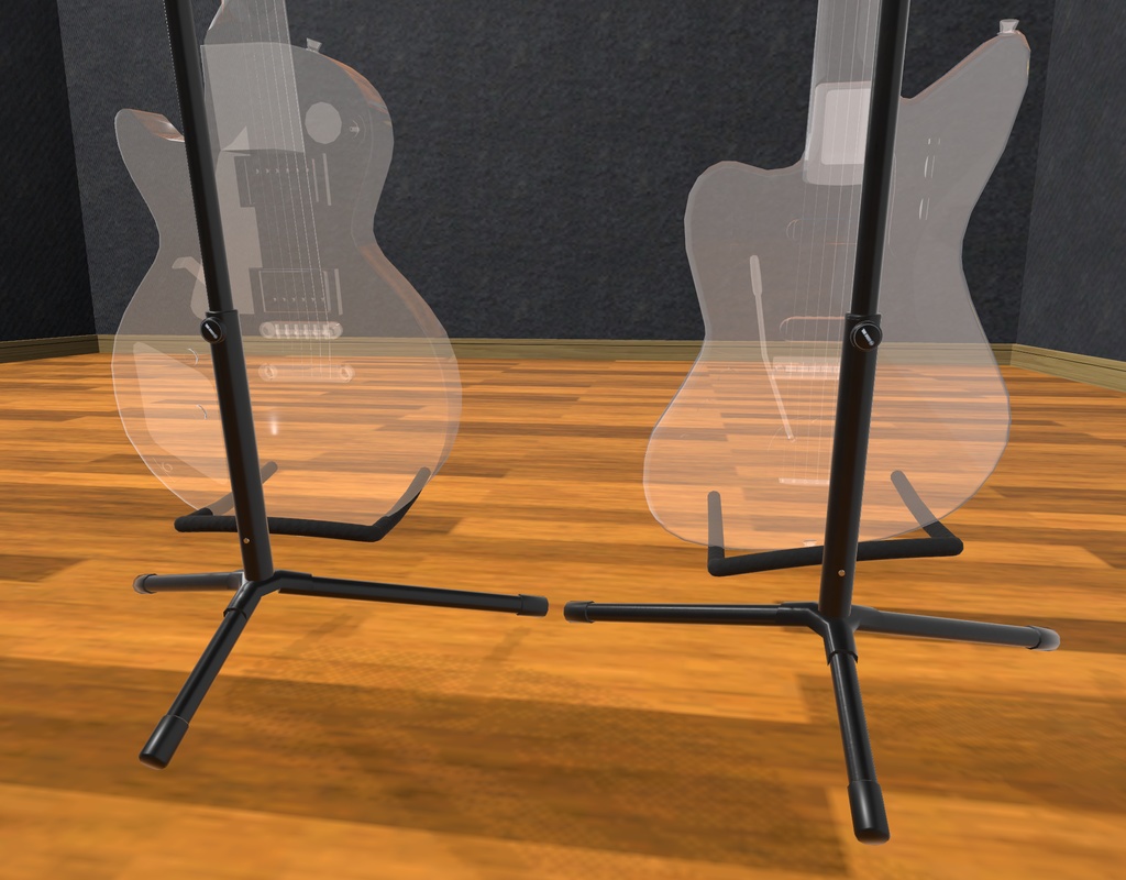 ギタースタンド・ギターハンガー/△2488・△966 | VRChat想定