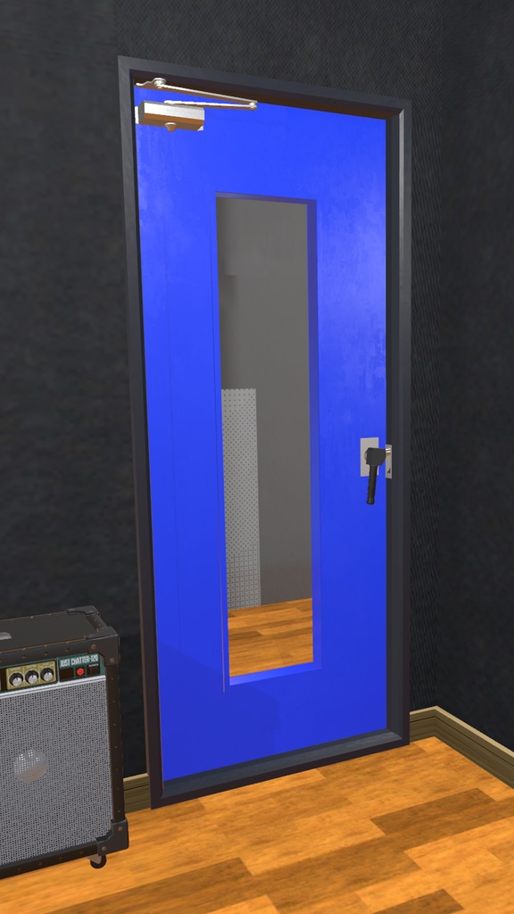 防音ドア・SPD-01△1644/クローザーギミック付属 | VRChat想定