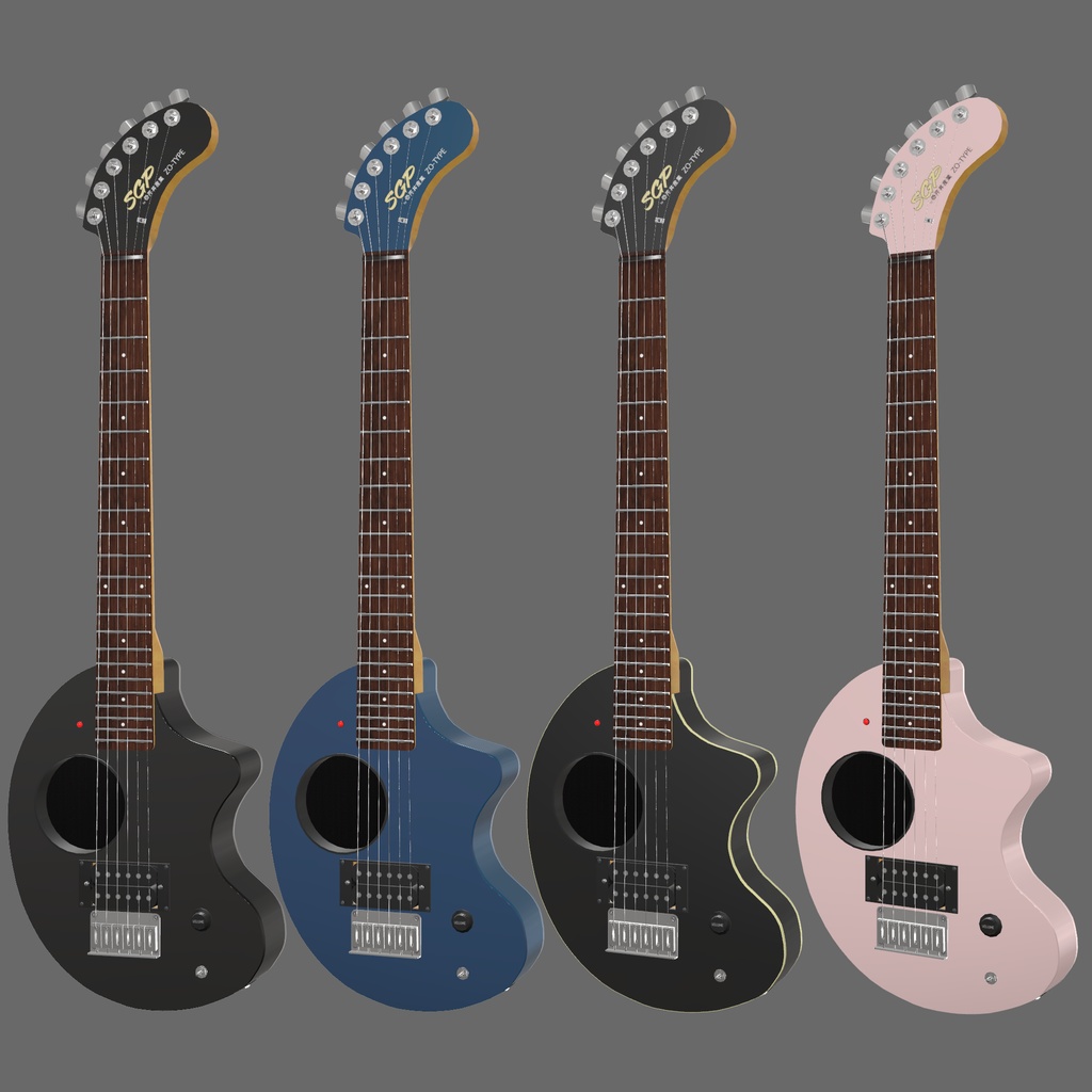 ギター・ZO-TYPE△9337 | VRChat想定