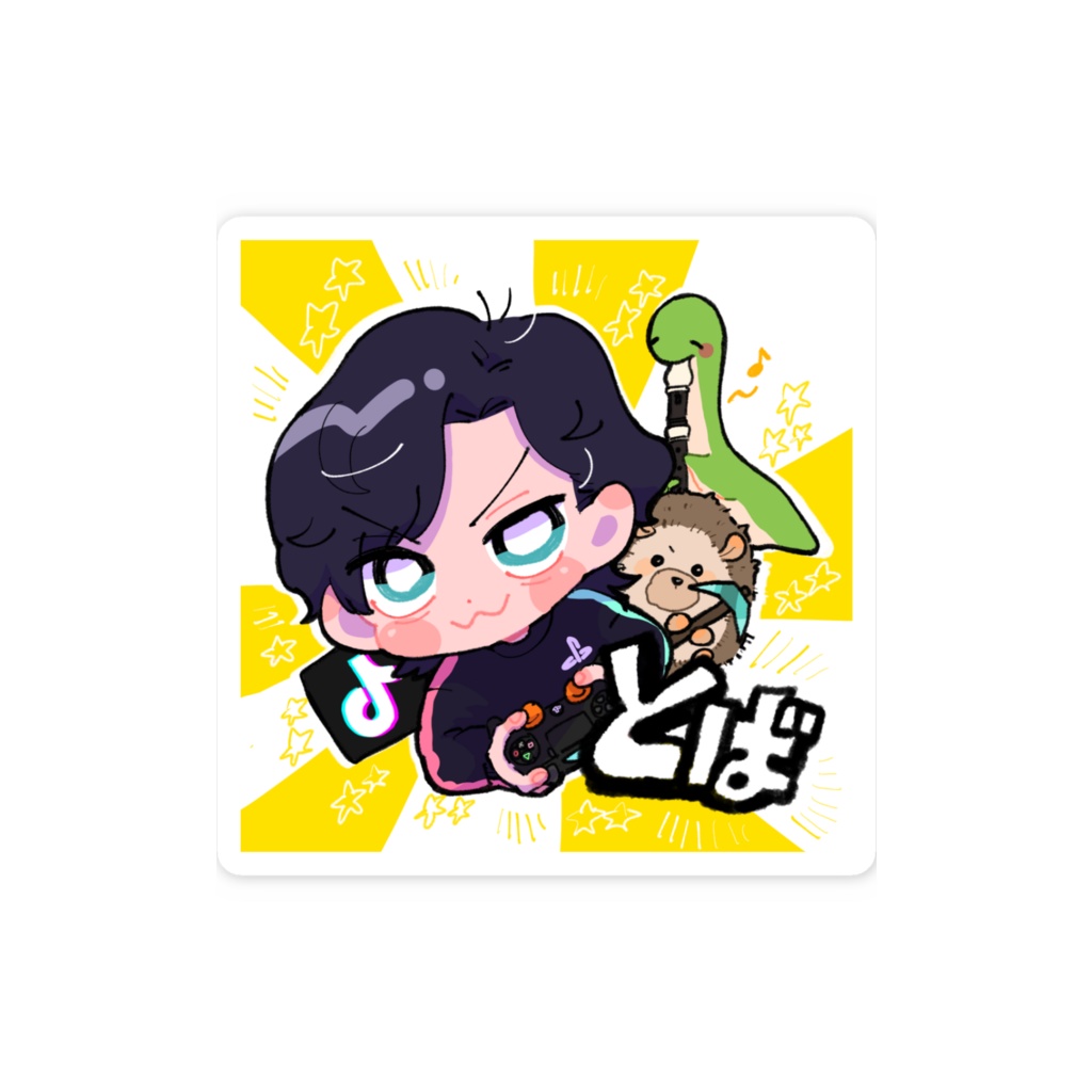 とばスマホステッカー【ゲーミングとばver.】
