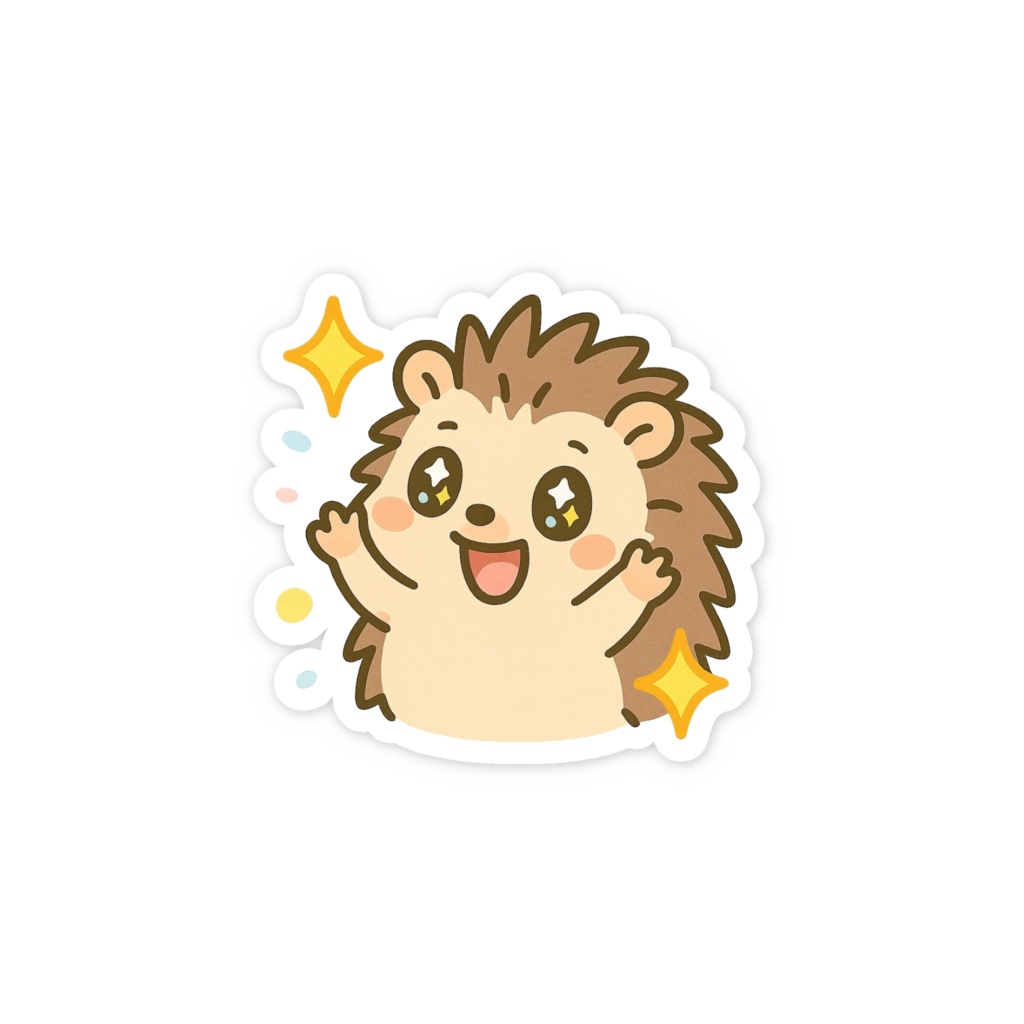 とばスマホステッカー【きらきらハリィちゃんver.】