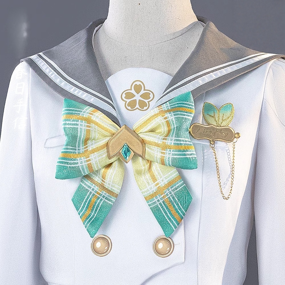 Azuiblc 崩壊:スターレイル ホタル「春の贈り物」 制服 セーラー服 スカート かわいい コスチューム壁紙