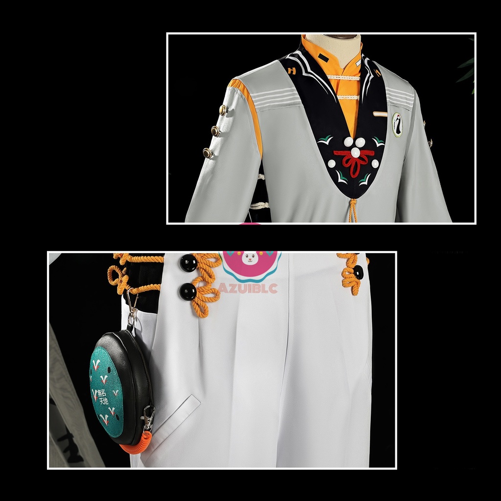 Azuiblc ゼンゼロ 蒼穹に響く鶴鳴 中華風 コスプレ衣装 アキラ コスチュームセット おしゃれ グッズ おしゃれ アニメ cosplay