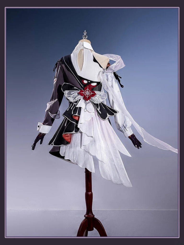 Azuiblc 崩壊スターレイル 長夜月 コスプレ衣装 3d金属パーツ アクセサリー 黄金裔 コスチューム イベント