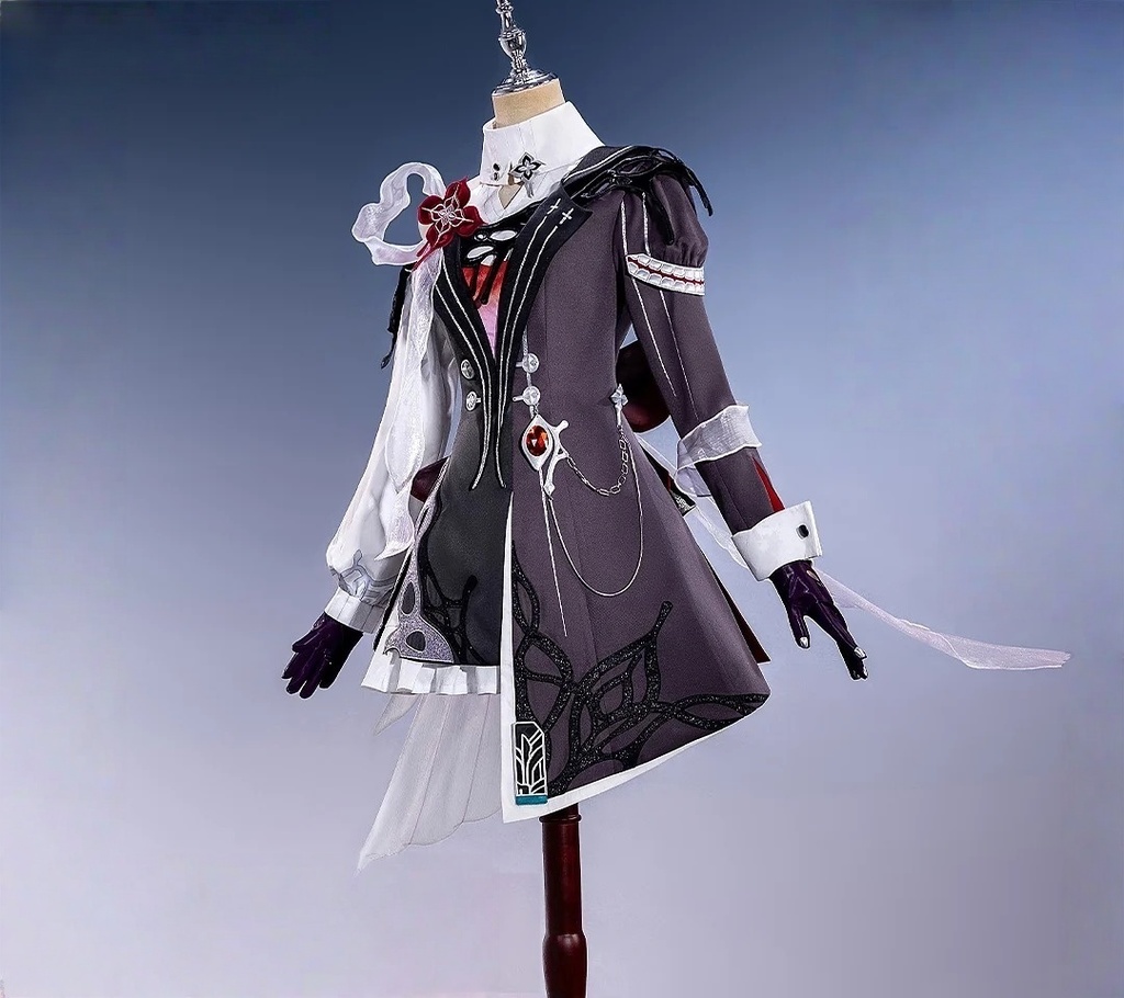 Azuiblc 崩壊スターレイル　長夜月　コスプレ衣装　3d金属パーツ　アクセサリー　黄金裔　コスチューム　イベント