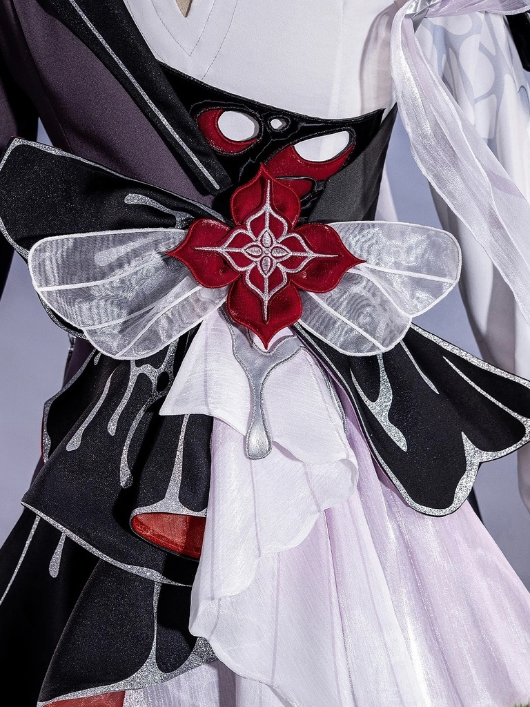 Azuiblc 崩壊スターレイル 長夜月 コスプレ衣装 3d金属パーツ アクセサリー 黄金裔 コスチューム イベント