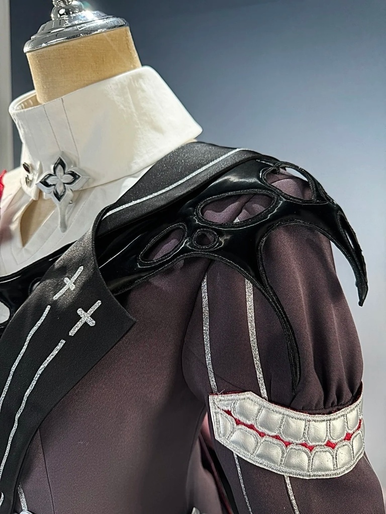 Azuiblc 崩壊スターレイル 長夜月 コスプレ衣装 3d金属パーツ アクセサリー 黄金裔 コスチューム イベント