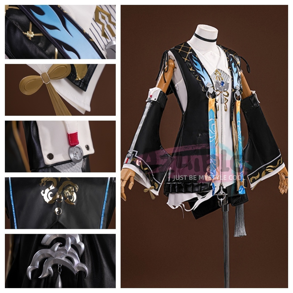 Azuiblc 鳴潮 卜霊 コスプレ ボクレイ コスチューム イベント 豪華衣装 ハロウィンAzf002