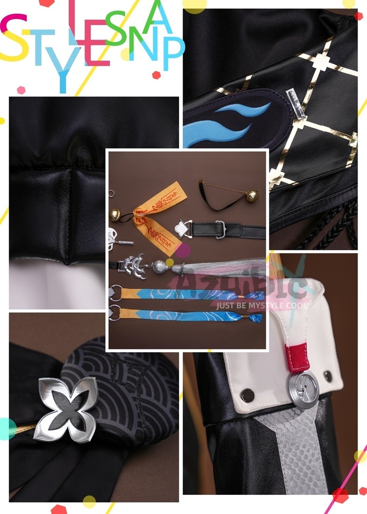 Azuiblc 鳴潮 卜霊 コスプレ ボクレイ コスチューム イベント 豪華衣装 ハロウィンAzf002