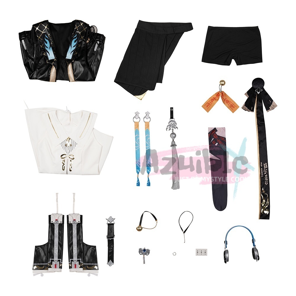 Azuiblc 鳴潮 卜霊 コスプレ ボクレイ コスチューム イベント 豪華衣装 ハロウィンAzf002