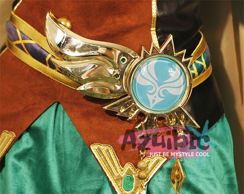 Azuiblc 原神 バルバトス ウェンティ コスプレ Venti モンド城 魔神 コスチューム 仮装 ハロウィン ウェンティ /