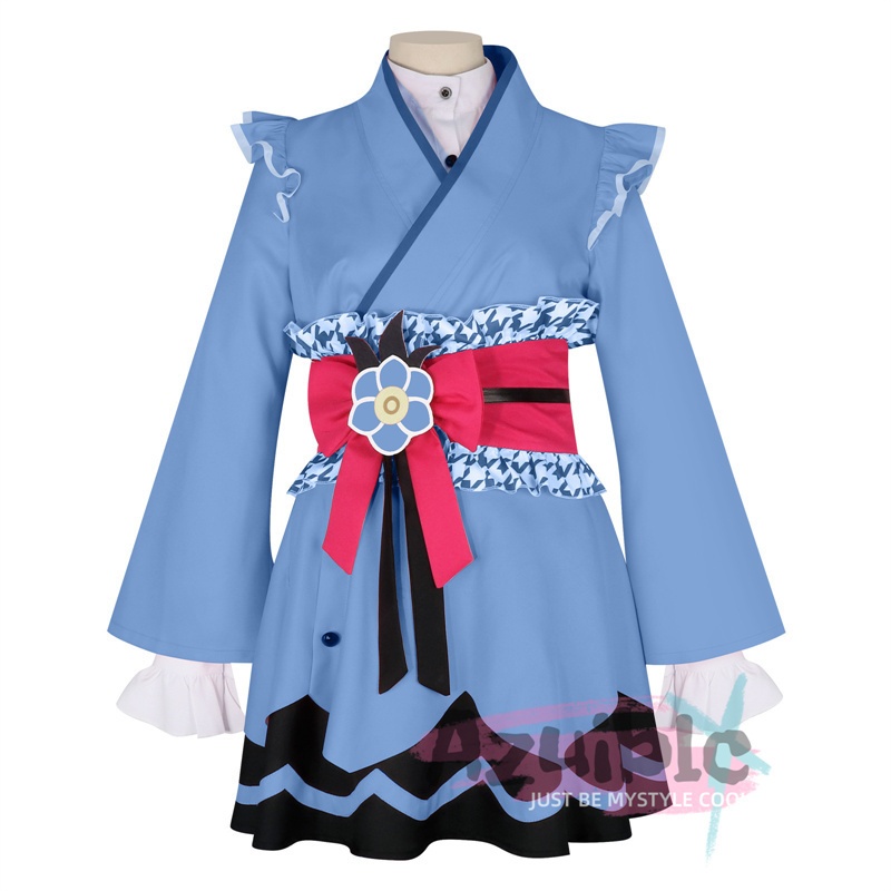 Azuiblc 前橋ウィッチーズ 赤城 ユイナ 新里 アズ 北原 キョウカ 三俣 チョコ 上泉 マイ コスプレ衣装 イベント ワンピース ライブ服