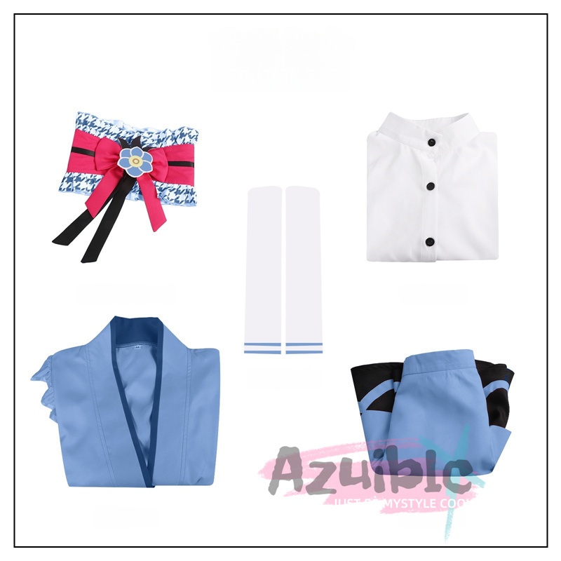 Azuiblc 前橋ウィッチーズ 赤城 ユイナ 新里 アズ 北原 キョウカ 三俣 チョコ 上泉 マイ コスプレ衣装 イベント ワンピース ライブ服