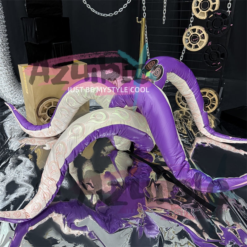 Azuiblc ゼンレスゾーンゼロ イドリー コスプレ衣装 Yidhari コスチューム タコ 尻尾別途追加 イベント 仮装 クリスマス 学園祭