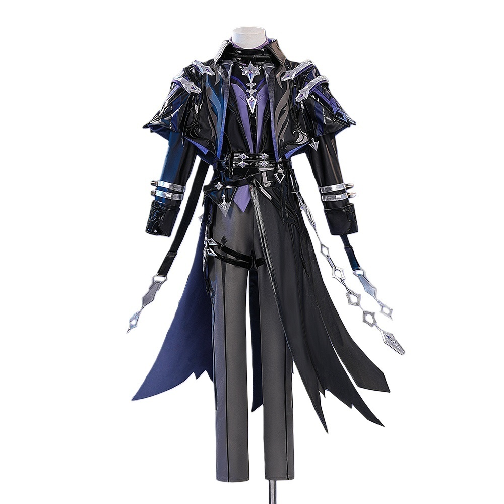 Azuiblc 原神 フリンズ コスチューム 舞台服 ナドクライ ライトキーパー 闇影と灯り 3d樹脂製アクセサリー