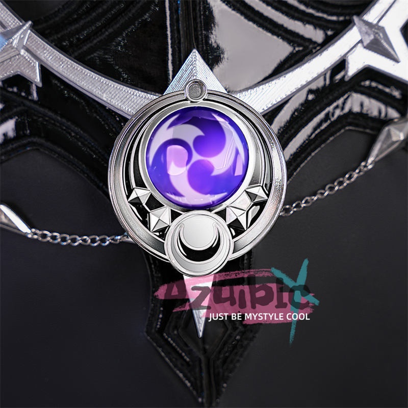 Azuiblc 原神 フリンズ コスチューム 舞台服 ナドクライ ライトキーパー 闇影と灯り 3d樹脂製アクセサリー