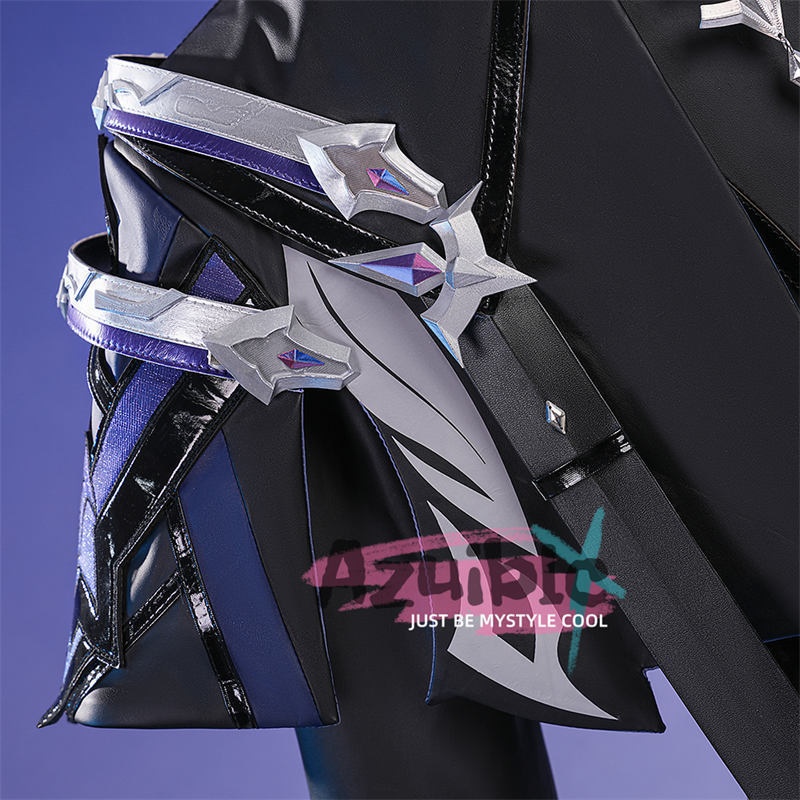 Azuiblc 原神 フリンズ コスチューム 舞台服 ナドクライ ライトキーパー 闇影と灯り 3d樹脂製アクセサリー