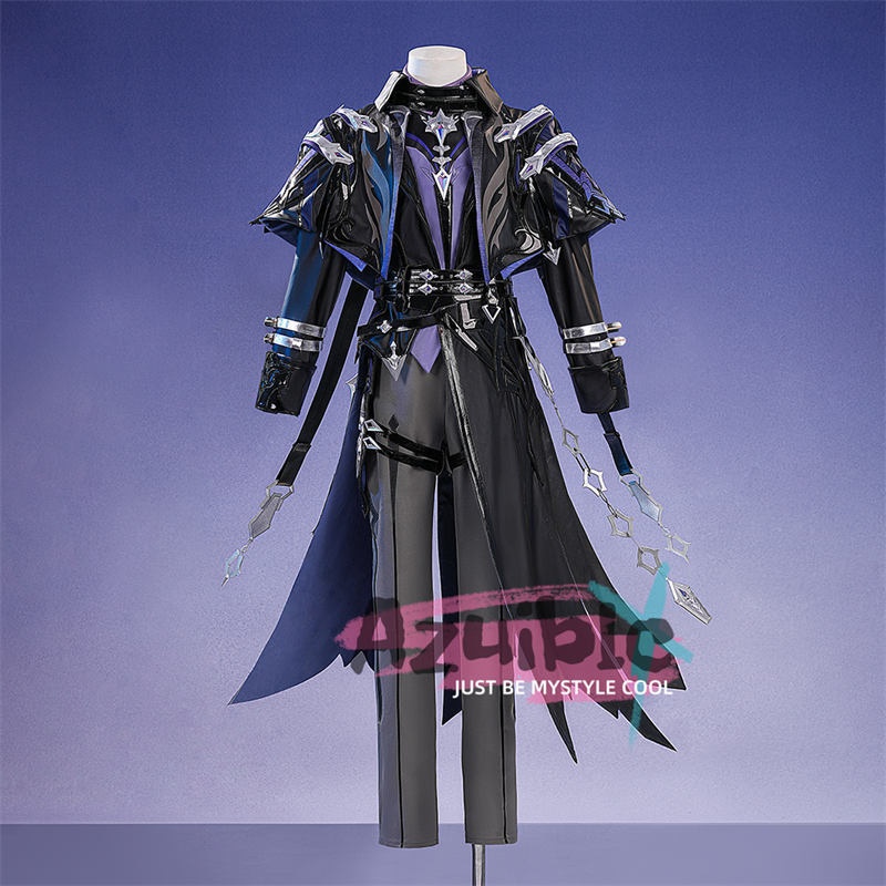 Azuiblc 原神 フリンズ コスチューム 舞台服 ナドクライ ライトキーパー 闇影と灯り 3d樹脂製アクセサリー