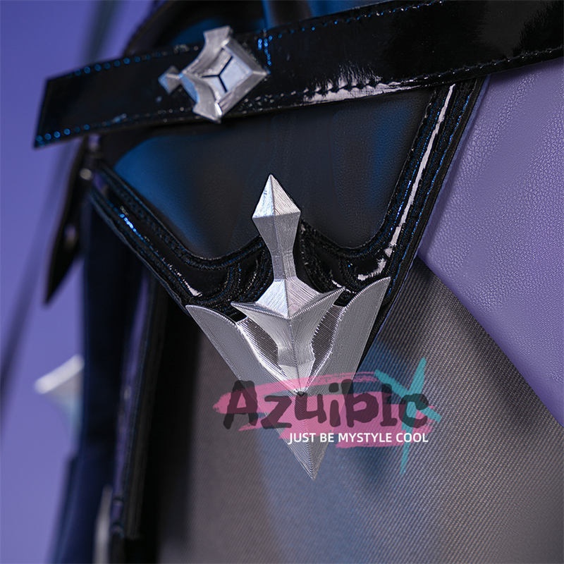 Azuiblc 原神 フリンズ コスチューム 舞台服 ナドクライ ライトキーパー 闇影と灯り 3d樹脂製アクセサリー