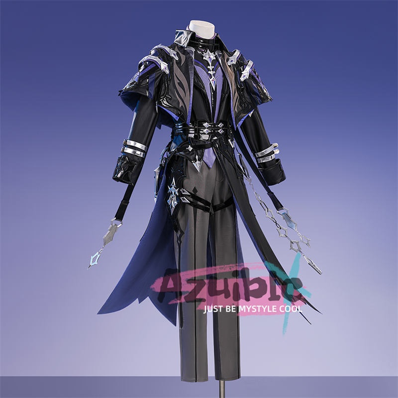 Azuiblc 原神 フリンズ コスチューム 舞台服 ナドクライ ライトキーパー 闇影と灯り 3d樹脂製アクセサリー