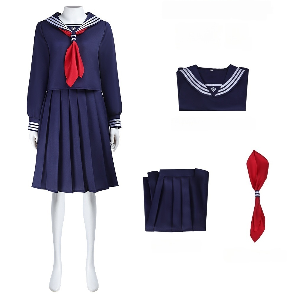 Azuiblc サイレントヒルf　深水 雛子 JK服　コスチューム　Silent Hill f 　コスプレ衣装　仮装　ハロウィン　舞台服