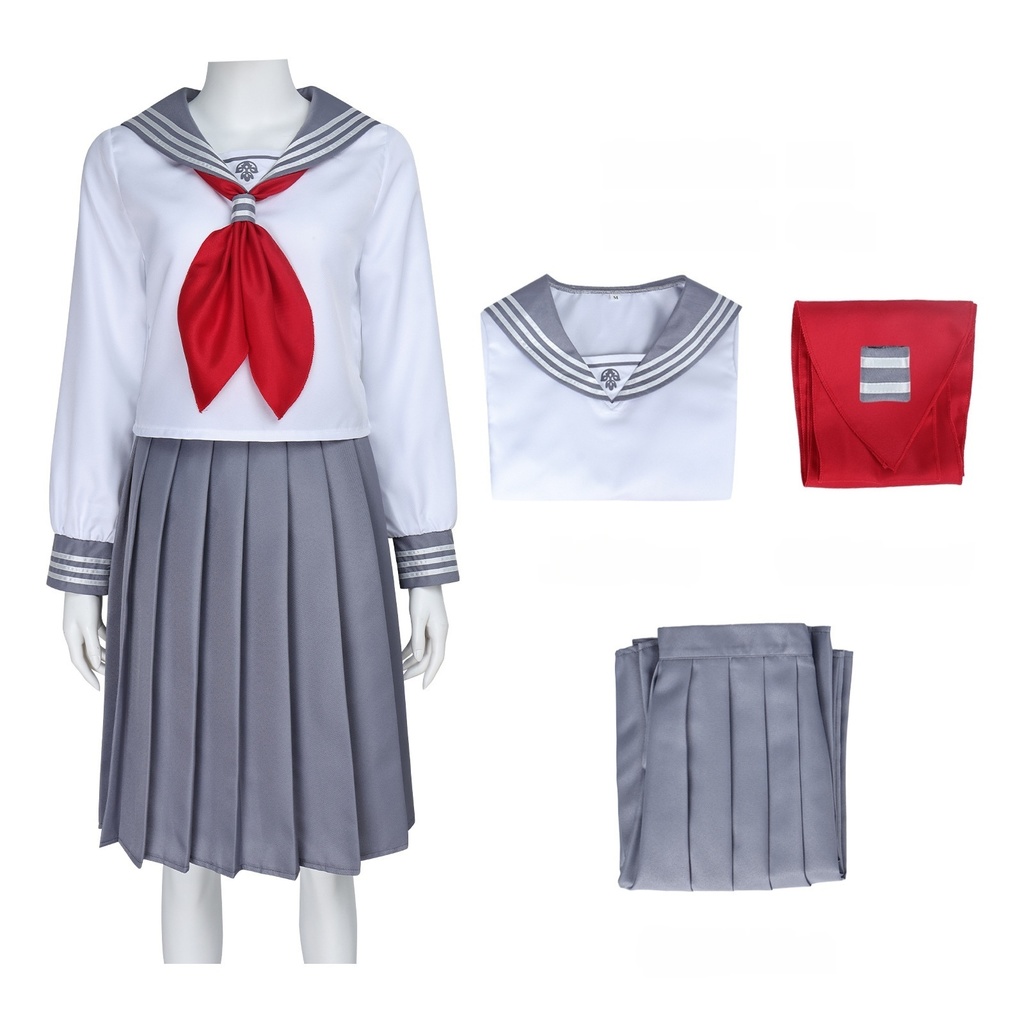 Azuiblc サイレントヒルf 深水 雛子 JK服 コスチューム Silent Hill f コスプレ衣装 仮装 ハロウィン 舞台服