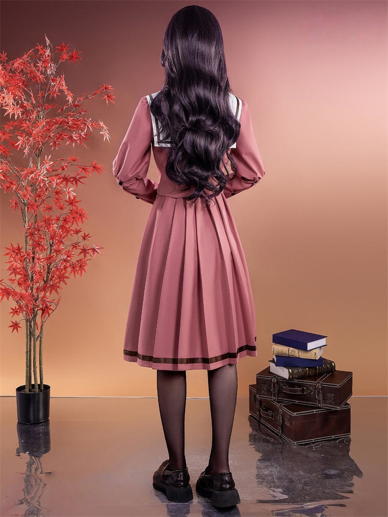 Azuiblc 薫る花は凛と咲く 和栗 薫子 コスプレ衣装 ユニフォーム 女子制服 わぐり かおるこ ウィッグ追加 中学 JK服 ハロウィン