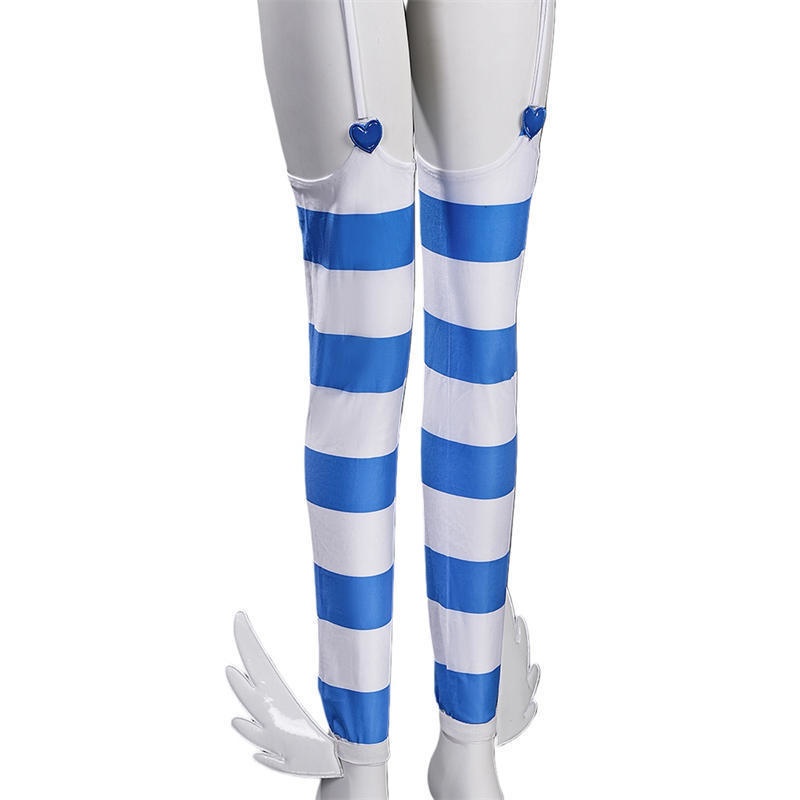 Azuiblc パンティ&ストッキングwithガーターベルト パンスト姉妹 Newパンスト NewPSG コスプレ衣装 翼追加 衣装 仮装 イベント 変装 祭り