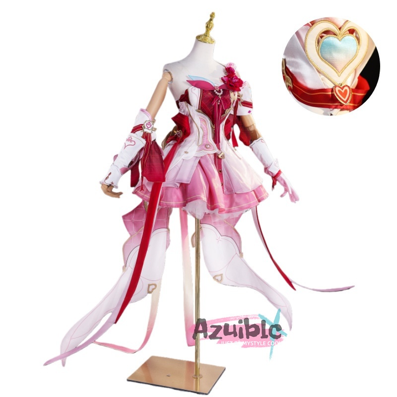 Azuiblc 崩壊3rd エリシア「愛の妖精」コスプレ衣装 ワンピース 通販