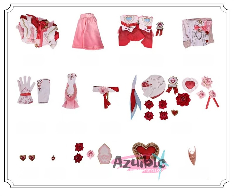 Azuiblc 崩壊3rd エリシア「愛の妖精」コスプレ衣装 ワンピース 通販