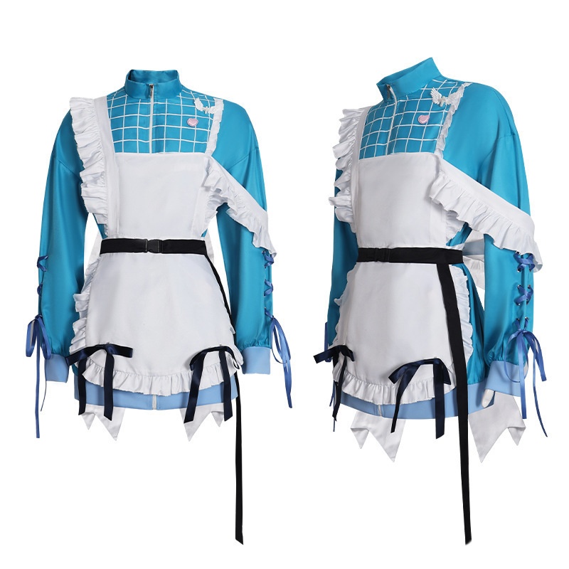 Azuiblc 様ちゅ~ず! センセー女の子似合ってるよっ! 白鳩いのり コスプレ衣装 ワンピース 仮装