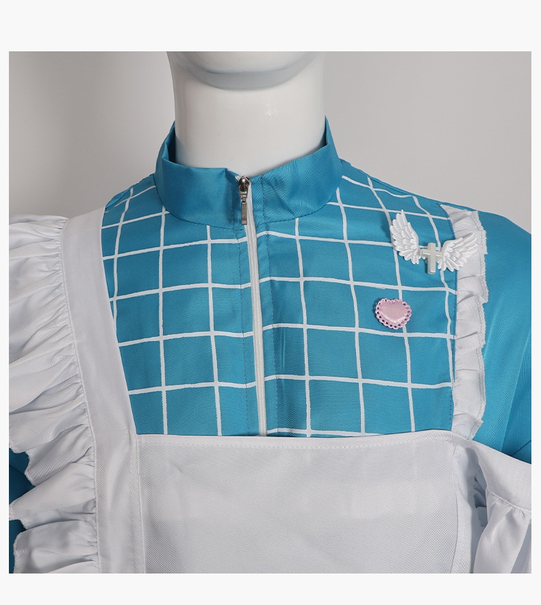 Azuiblc 様ちゅ~ず! センセー女の子似合ってるよっ! 白鳩いのり コスプレ衣装 ワンピース 仮装