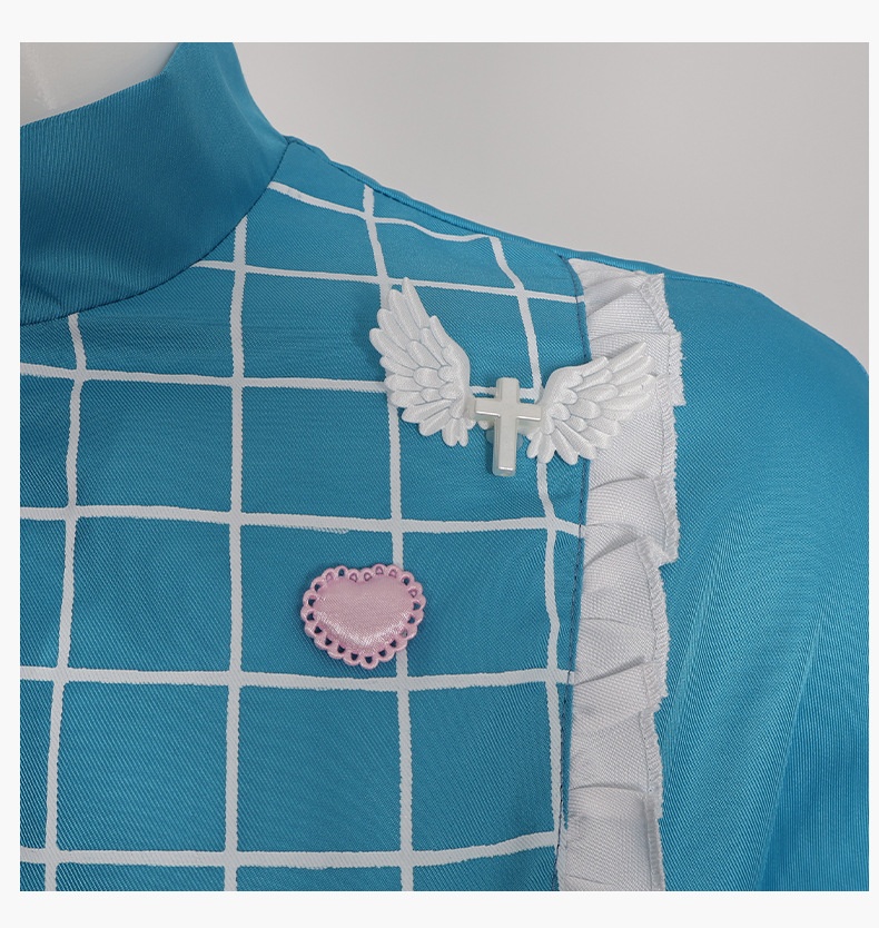 Azuiblc 様ちゅ~ず! センセー女の子似合ってるよっ! 白鳩いのり コスプレ衣装 ワンピース 仮装