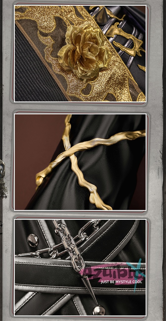 Azuiblc 第五人格 隠者 コスプレ衣装 隠者のUR衣装 金属パーツ+3d樹脂パーツ アルヴァ・ロレンツ コスチューム