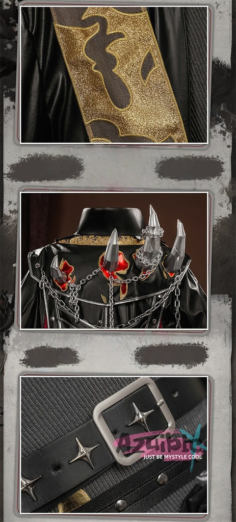 Azuiblc 第五人格 隠者 コスプレ衣装 隠者のUR衣装 金属パーツ+3d樹脂パーツ アルヴァ・ロレンツ コスチューム