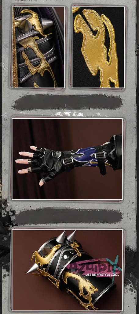 Azuiblc 第五人格 隠者 コスプレ衣装 隠者のUR衣装 金属パーツ+3d樹脂パーツ アルヴァ・ロレンツ コスチューム