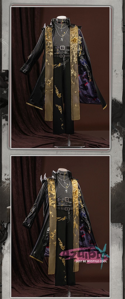 Azuiblc 第五人格 隠者 コスプレ衣装 隠者のUR衣装 金属パーツ+3d樹脂パーツ アルヴァ・ロレンツ コスチューム