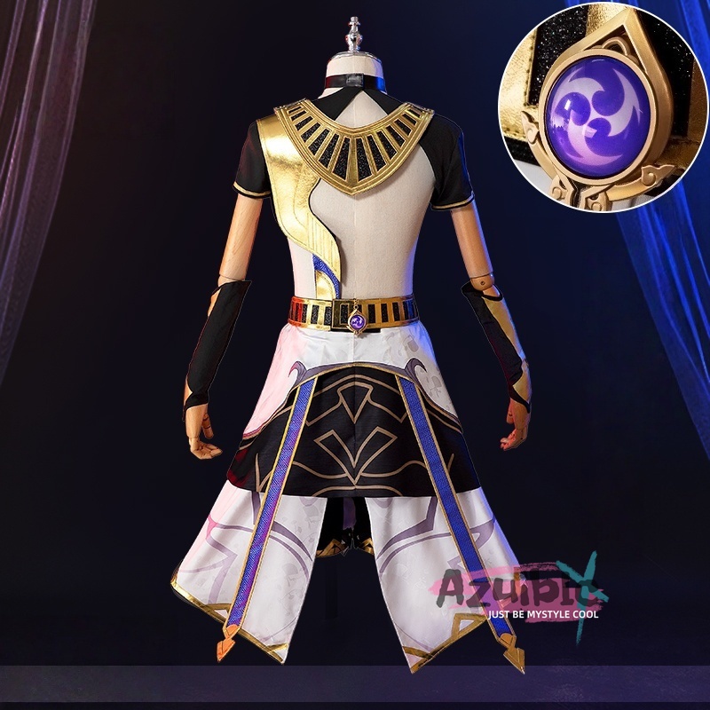 Azuiblc 原神 セノ コスプレ衣装 Cyno スメール/沈黙の殿 アヌビス コスチューム イベント