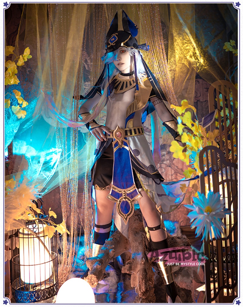 Azuiblc 原神 セノ コスプレ衣装　Cyno　　スメール/沈黙の殿　アヌビス　コスチューム　イベント