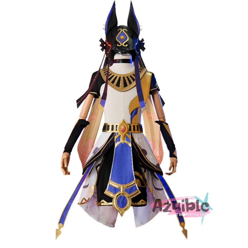 Azuiblc 原神 セノ コスプレ衣装 Cyno スメール/沈黙の殿 アヌビス コスチューム イベント