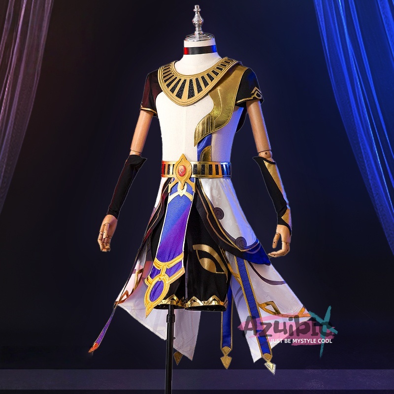 Azuiblc 原神 セノ コスプレ衣装 Cyno スメール/沈黙の殿 アヌビス コスチューム イベント