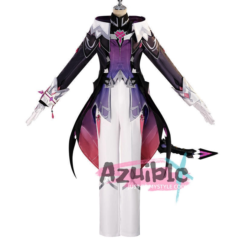 Azuiblc　原神　ドゥリン　Durin 　3dプリント　コスチューム　尻尾付き　龍人・ホムンクルス　仮装　コスプレ衣装　ハロウィン　シンプル番