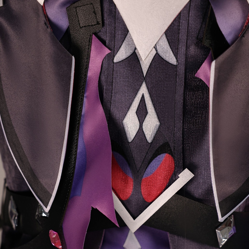 Azuiblc 原神 ドゥリン Durin 3dプリント コスチューム 尻尾付き 龍人・ホムンクルス 仮装 コスプレ衣装 ハロウィン シンプル番