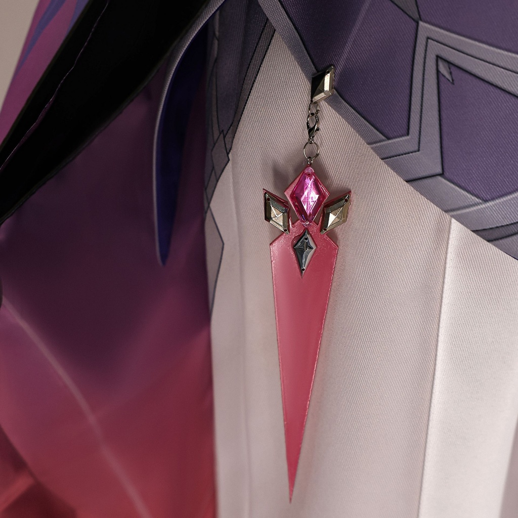 Azuiblc 原神 ドゥリン Durin 3dプリント コスチューム 尻尾付き 龍人・ホムンクルス 仮装 コスプレ衣装 ハロウィン シンプル番