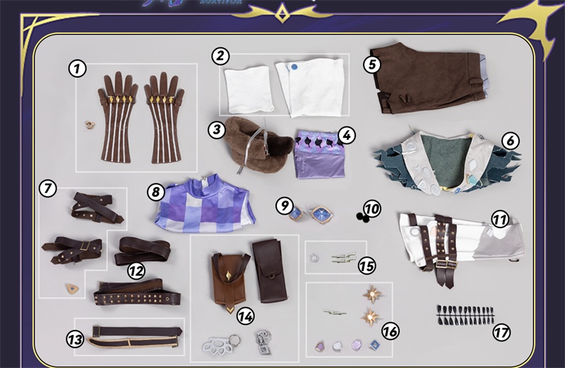 Azuiblc 第五人格 幻灯師 フラバルー コスチューム アマンダ・ゲイティス 尻尾&帽子付 コスプレ衣装