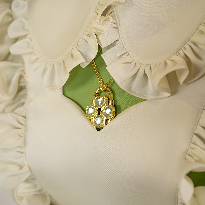 Azuiblc しゅごキャラ! 日奈森亜夢 コスプレ衣装 スゥ ワンピース 緑色 ひなもり あむ