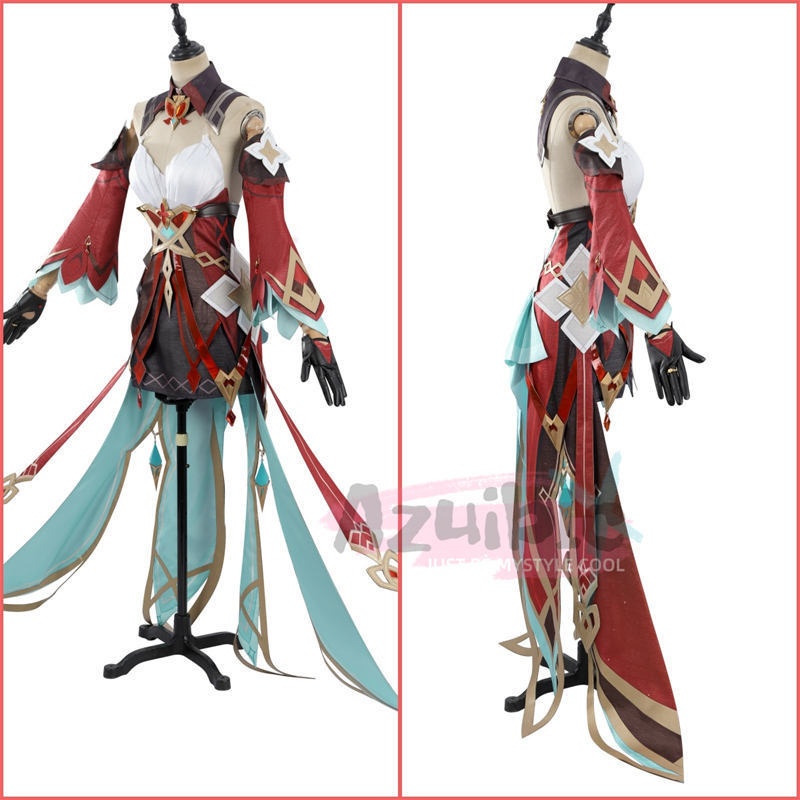 Azuiblc 原神 アリス コスプレ衣装 魔女 コスチューム ハロウィン ナドクライ編 仮装 ワンピース 帽子付き 3d樹脂パーツ